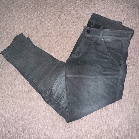 G-Star 5620 ELWOOD 3D ZIP KNEE SKINNY JEANS in Dark Blue 32x32 - Picture 2 of 7